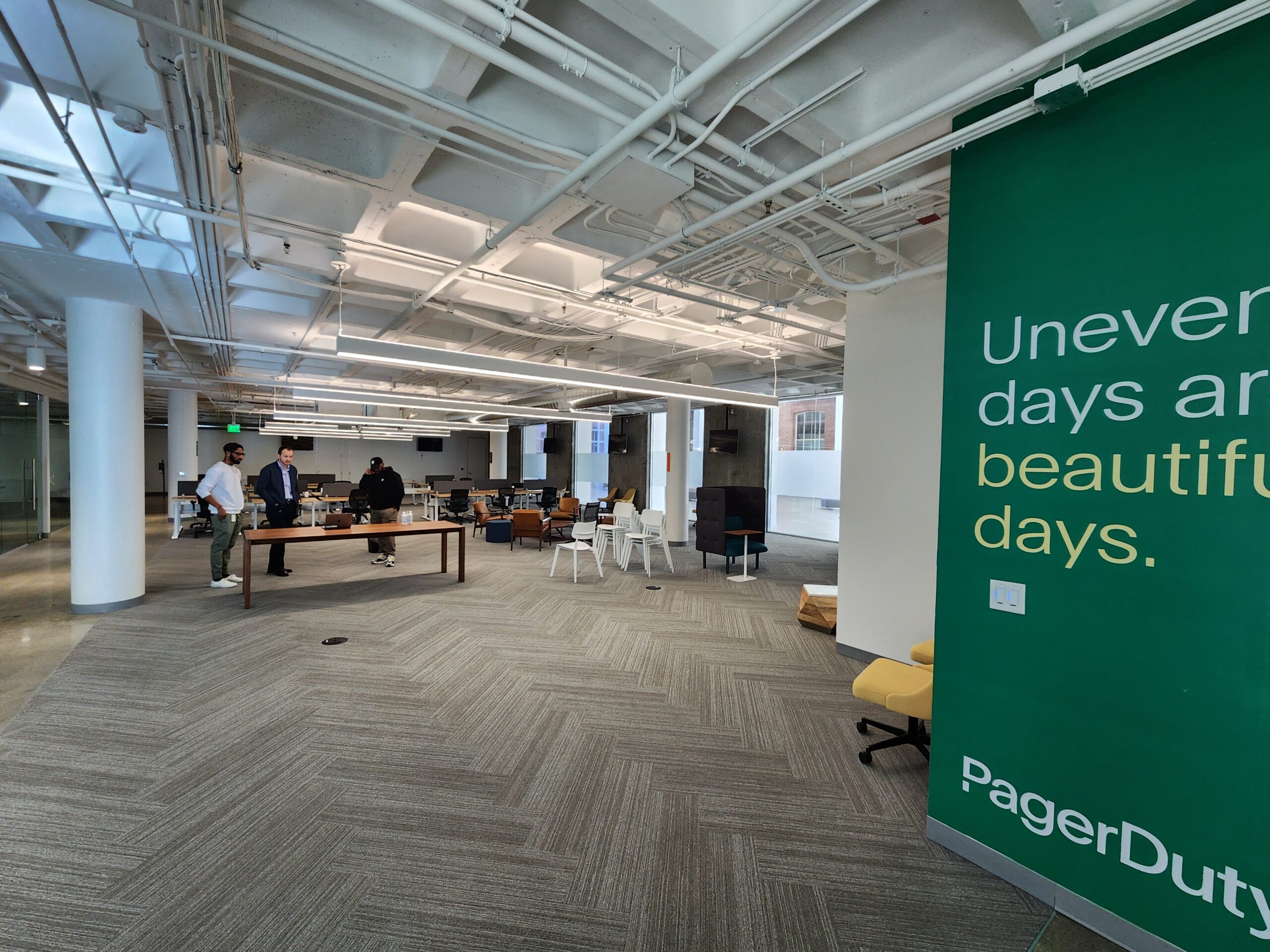 PagerDuty San Francisco office venue interior setup for corporate event production by Argus HD