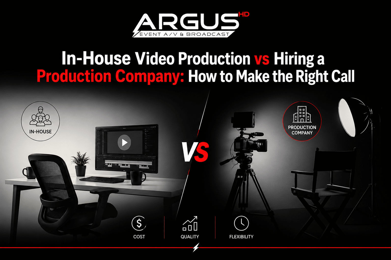 In-House Video Production vs Hiring a Production Company
