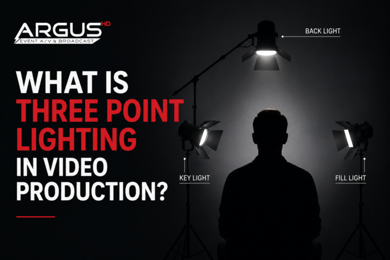 What is Three Point Lighting in Video Production